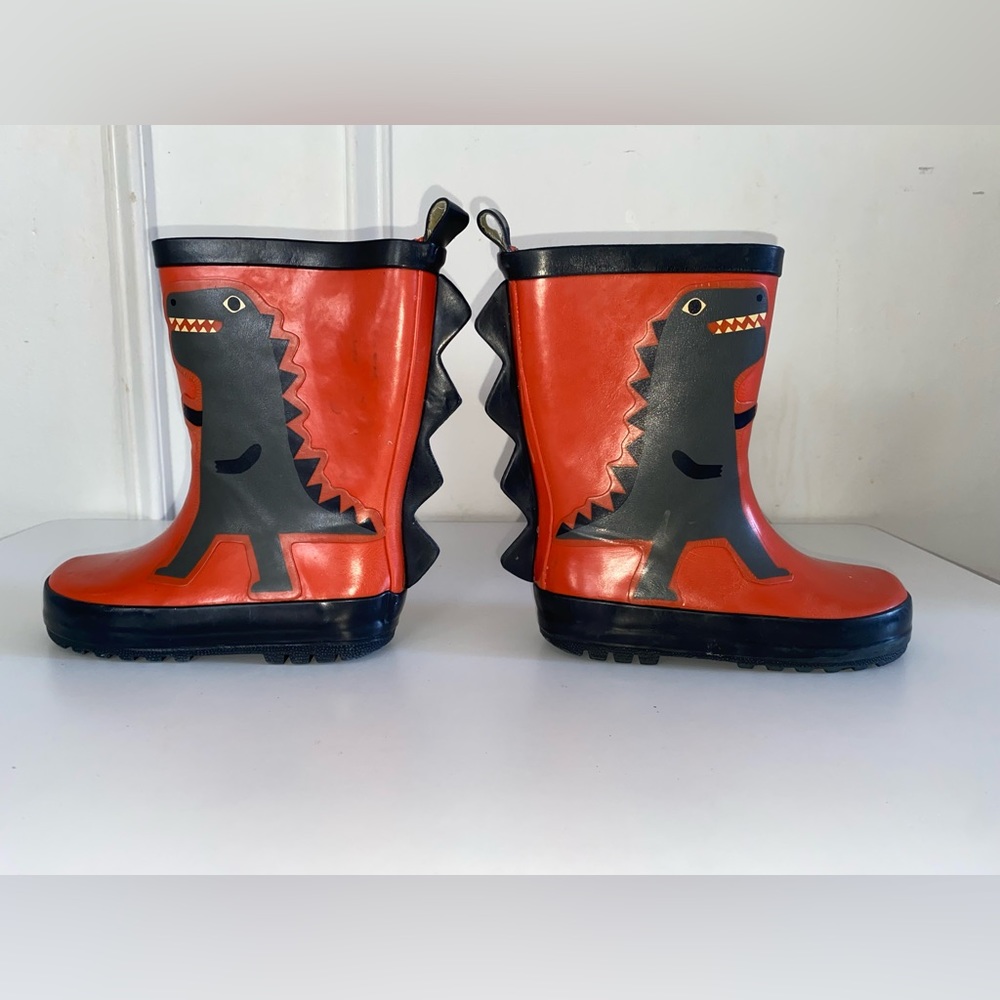 gymboree dinosaur rainboots size 7c infants